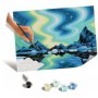 Pictura pe numere Tablou Canvas Aurora Boreala